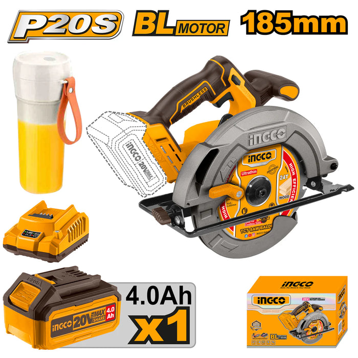 Ingco Cordless 2 pcs Combo  Kit COSLI240207