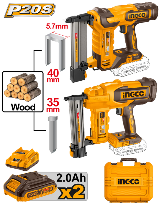 Ingco 20V Cordless 2pcs Combo Kit COSLI240901