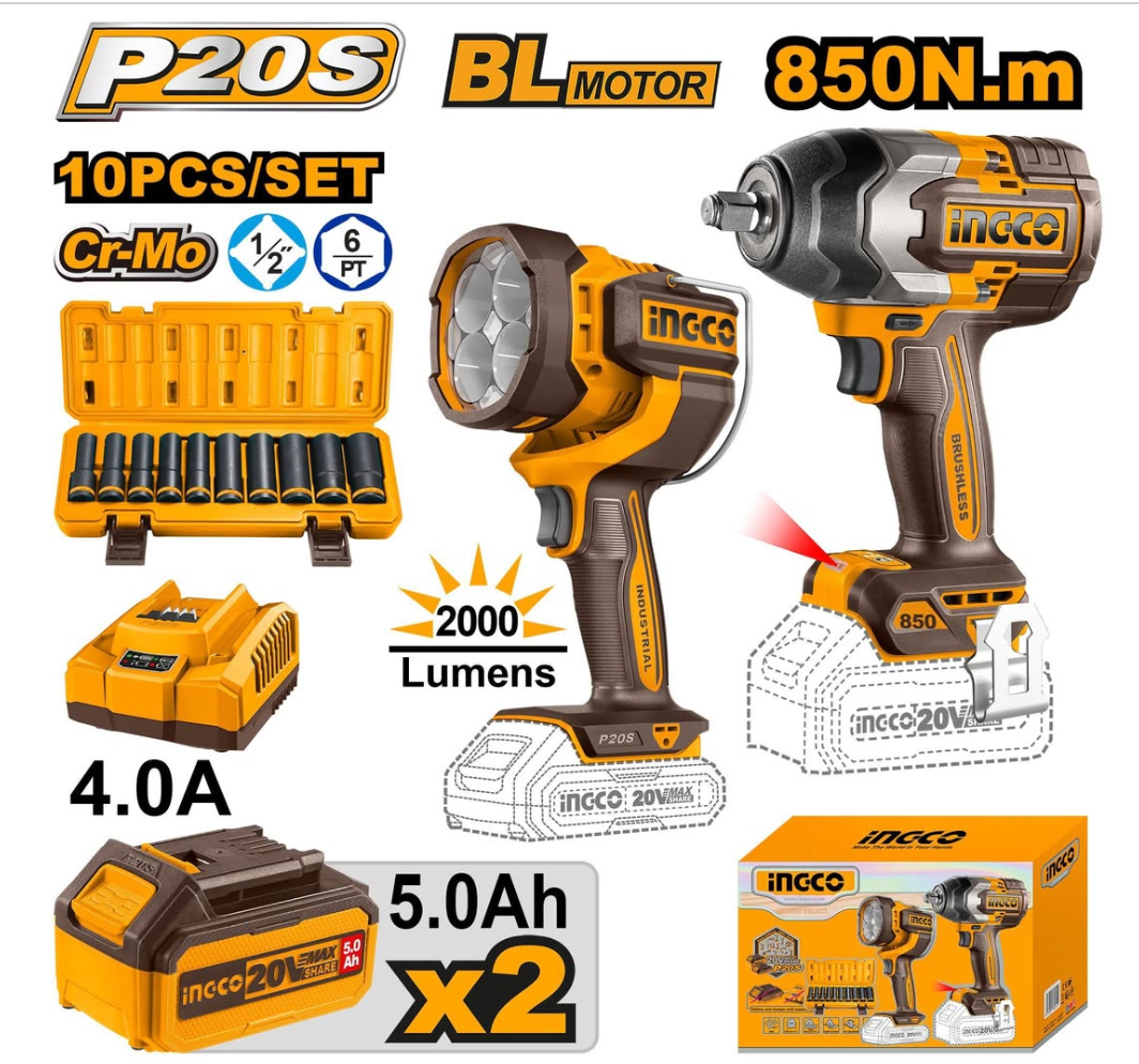 Ico Rally Heat Gun Ingco Heat Gun Combo Kit COSLI241188 — SEPTFOUR INDUSTRIAL SUPPLY