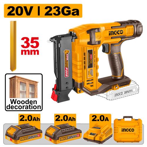 Ingco 20V 25mm Cordless Pin Nailer CPNLI360315