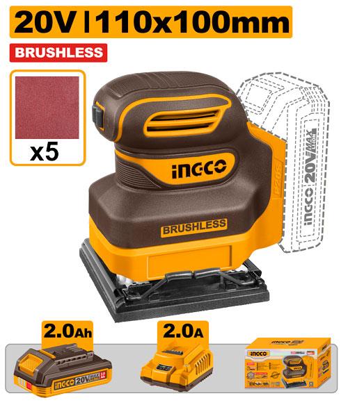 Ingco 20V Cordless  Sheet Sander CSHSLI20241
