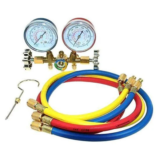 Asian First Brand Brass Manifold Gauge Set