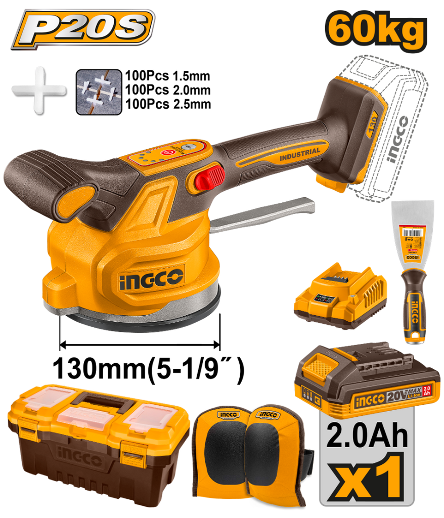 CTVLI20015 | Cordless tile vibration machine