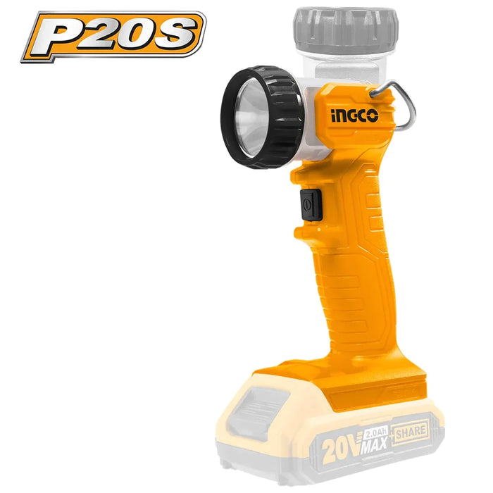 Ingco 1.5 W 20V Li-Ion Cordless Work Lamp CWLI2023