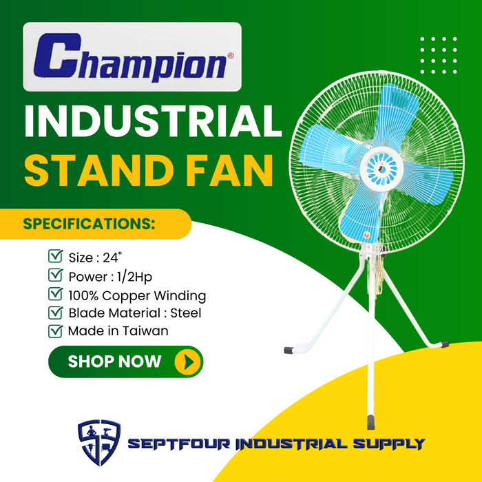 Champion Industrial Stand Fan (Made in Taiwan)