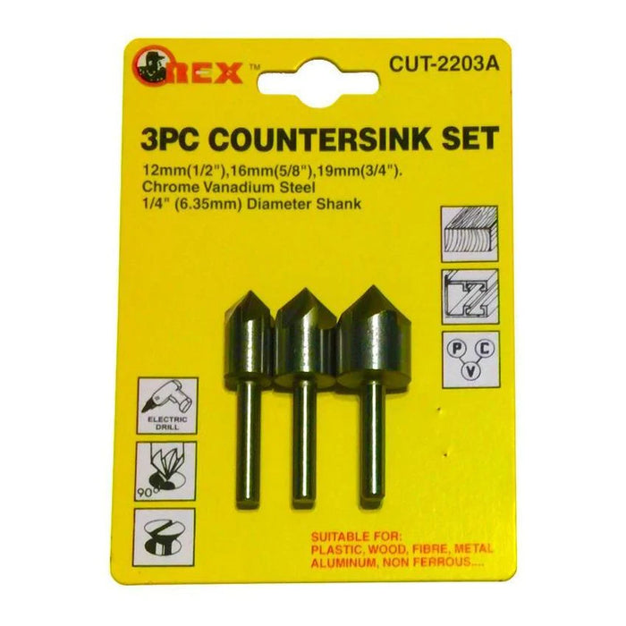 Orex  Countersink Set (3PCS) CUT-2203A