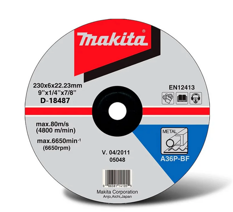 Makita Depressed Grinding Wheel for Angle Grinder