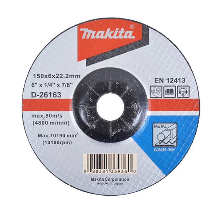 Makita Depressed Grinding Wheel for Angle Grinder
