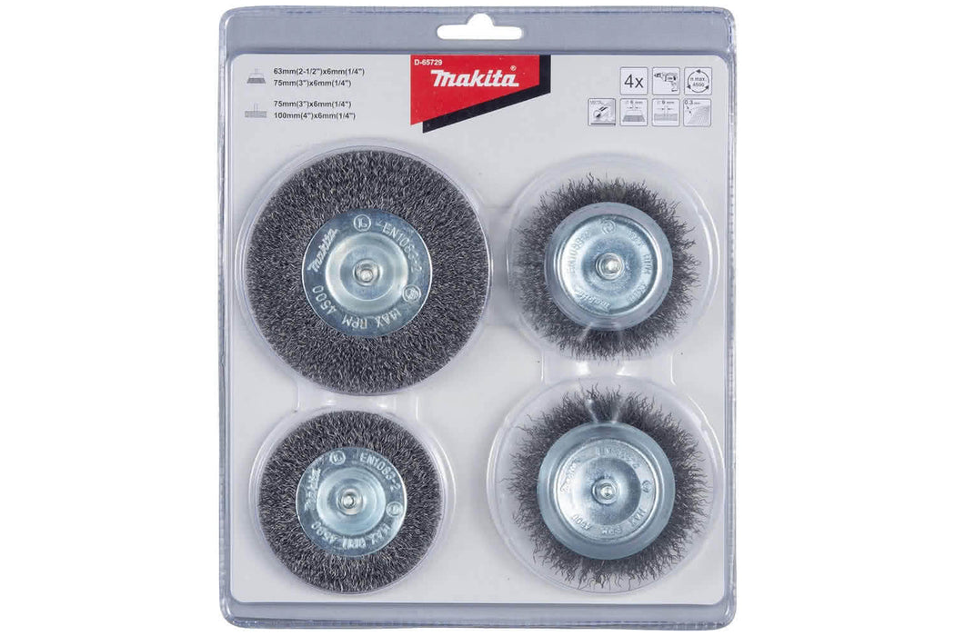 Makita Wire Brush Set for Drill