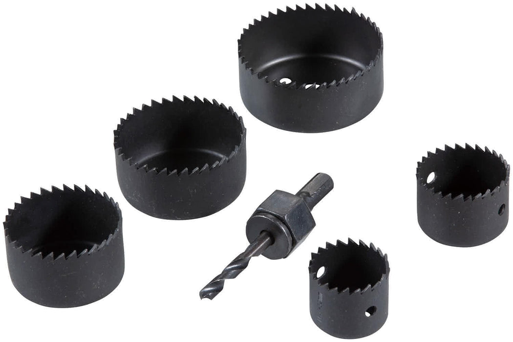 Makita 6-pcs Carbon Steel Holesaw Set D-70203