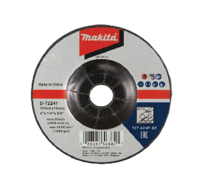 Makita Depressed Grinding Wheel for Angle Grinder