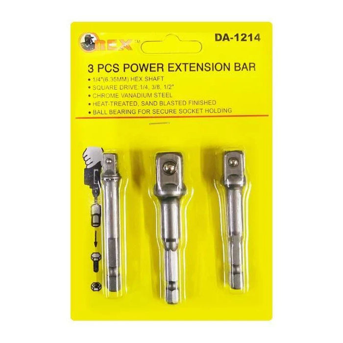 Orex 1/4"  Power Extension Bar Set