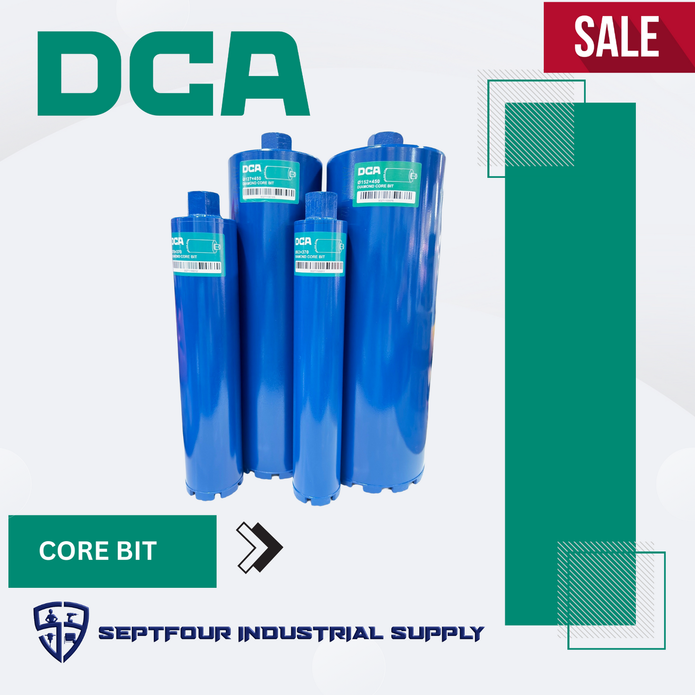 DCA Core Bit — SEPTFOUR INDUSTRIAL SUPPLY