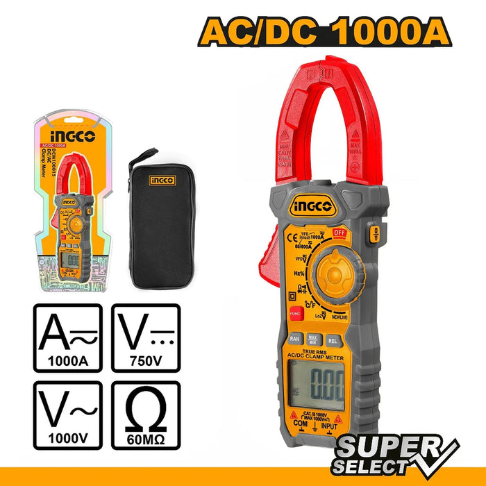 Ingco AC/DC Clamp Meter DCM100015