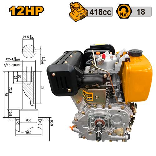 Ingco 12HP Diesel Engine DES21201P