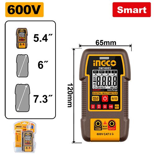 Ingco 600V Digital Mulitmeter DM16003