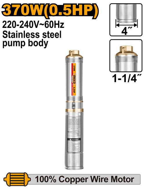 Ingco 4" Deep Well Pump  370W (0.5HP) DWP3701-5