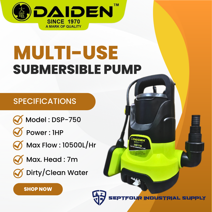 Daiden Multi-Use Submersible Pump DSP-750