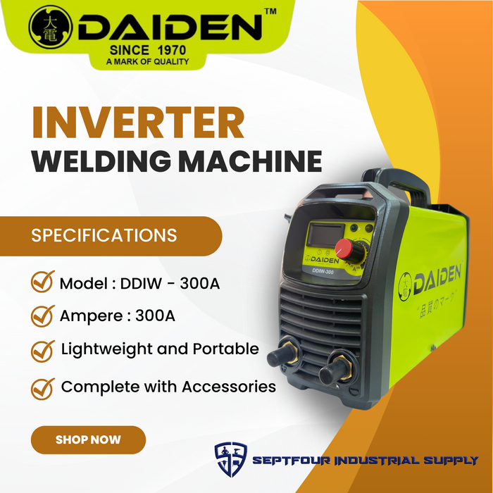 Daiden DC Inverter Welding Machine DDIW-300A