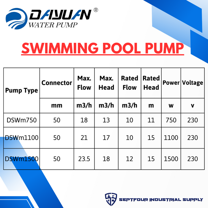 Dayuan Swimming Pool Pump