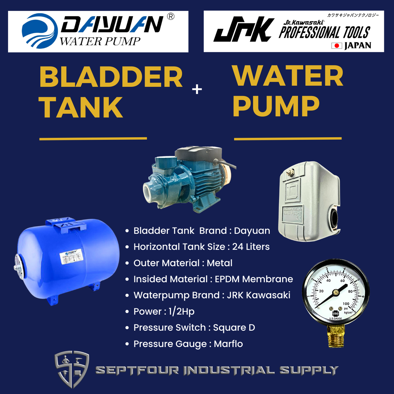 Waterpump with Tank