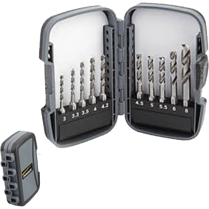 Diager 10Pcs  Drill Bit Set 781B