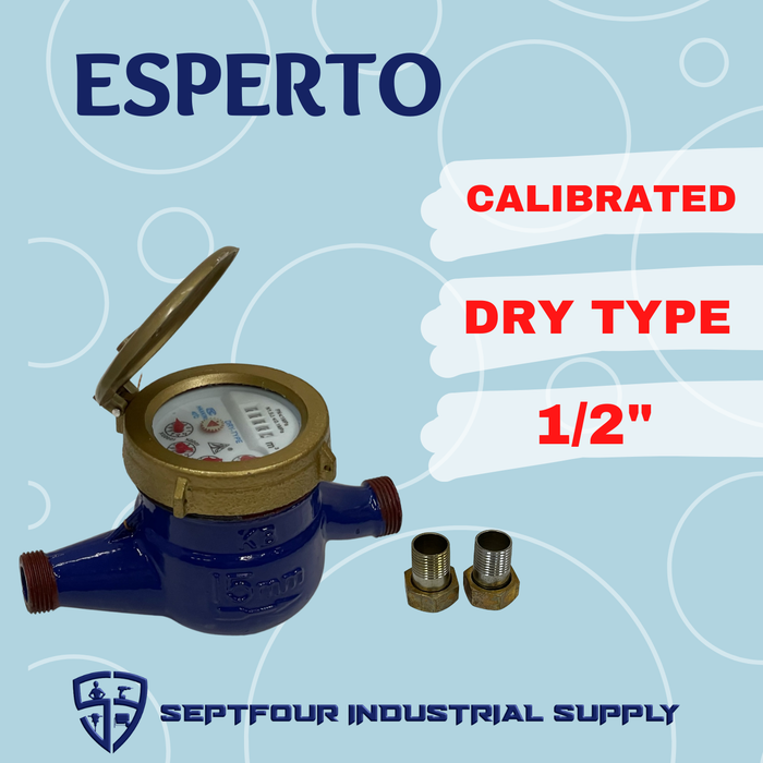 Esperto Calibrated Dry 15mm Water Submeter