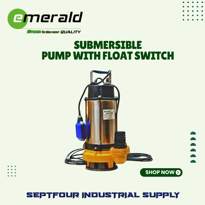 Emerald Sewage Submersible Pump with Float Switch