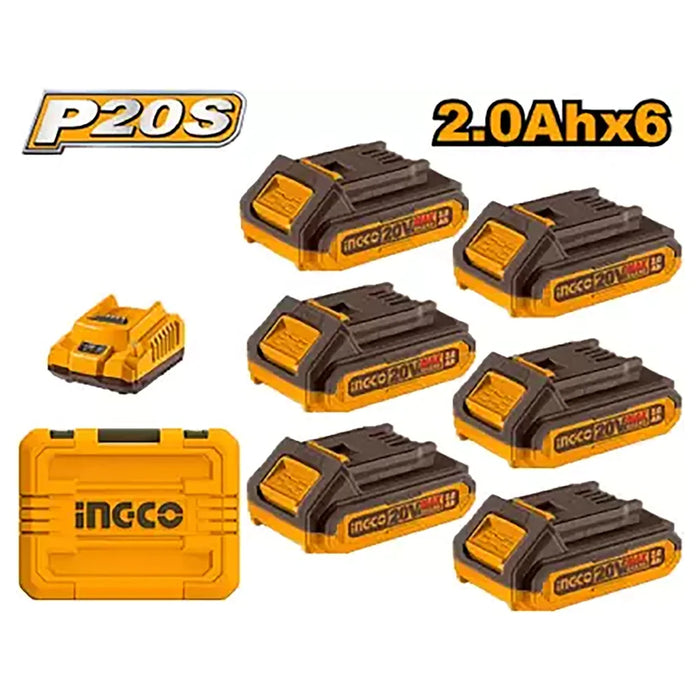 Ingco  P20S  Li-Ion Battery and Charger Kit 2.0Ah FBCLI20611