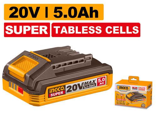 Ingco 20V 5.0AH Cordless Tab Battery FBLI2125