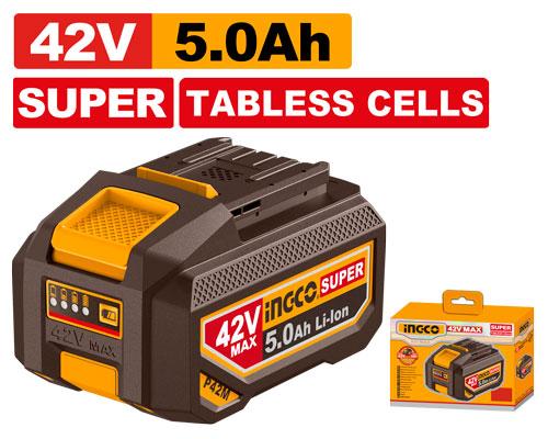Ingco 42V 5.0AH Cordless Tab Battery  FBLI42502