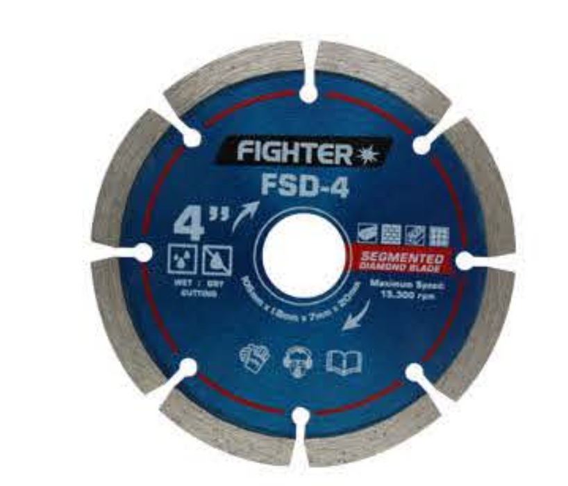 Fighter 4" Diamond Cut Off Wheel - Segmented FSD-4
