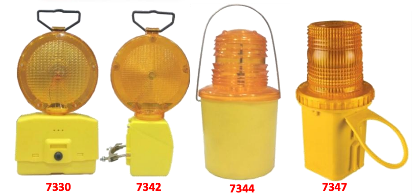 First Barricade Flasher Light For Traffic Cone