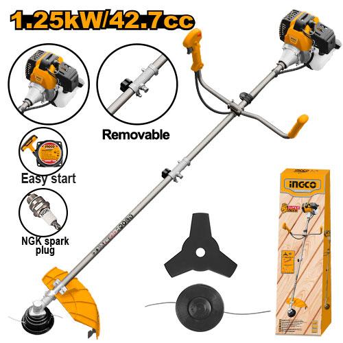 Ingco 42.7cc Gasoline Grass Trimmer and Brush Cutter (2 stroke) GBC5434421