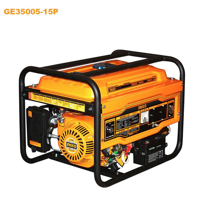 Ingco 3.5kva Gasoline Generator (Electric Start) GE35005-15P