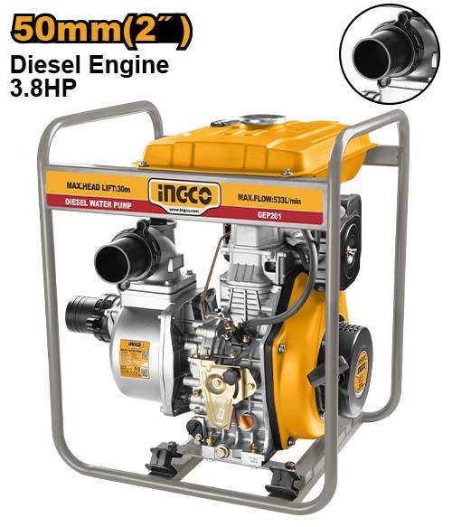 Ingco 2" Diesel Engine Water Pump GEP201