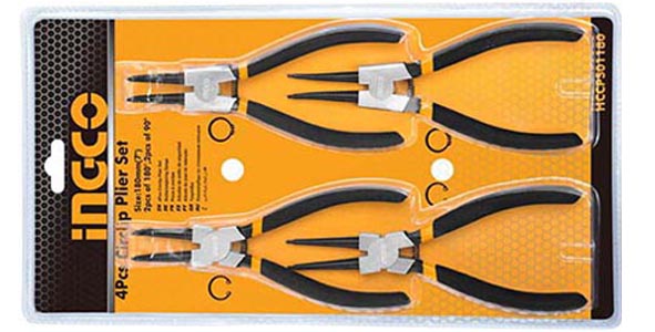 Ingco 4pcs Circlip Plier Set HCCPS01180