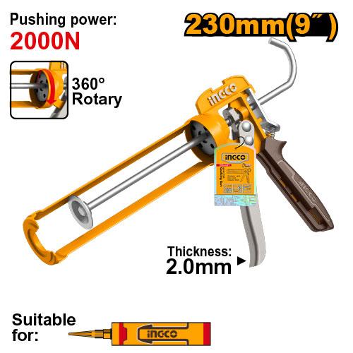 Ingco 9" Caulking Gun HCG8609