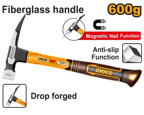 Ingco 600g Roofing Hammer HCH81060