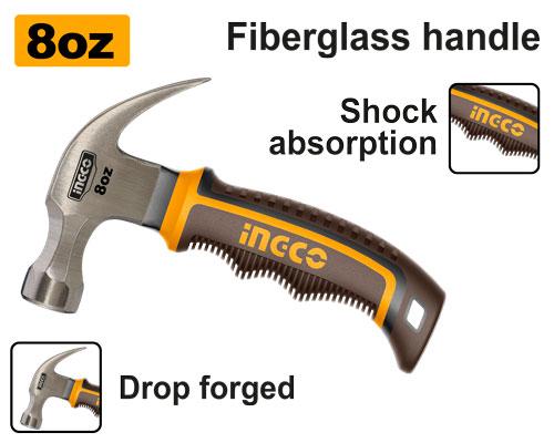 Ingco 8oz Mini Claw Hammer HCH85008D
