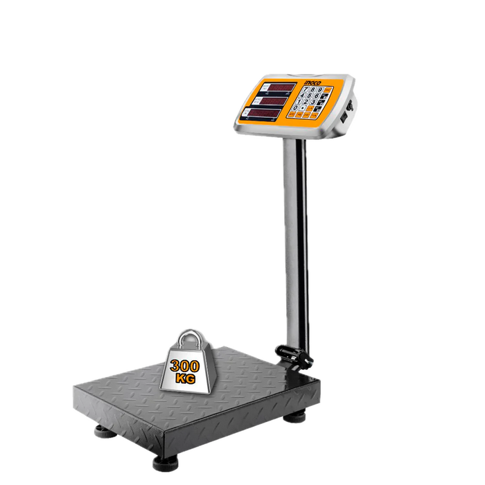 Ingco 300kg Rechargeable  Electronic Weighing Scale HESA33003