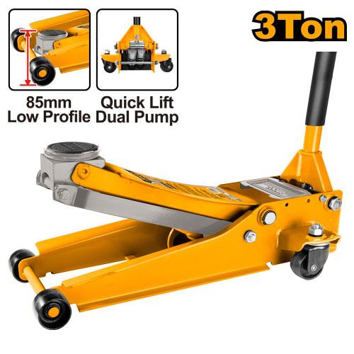 Ingco 3Ton Hydraulic Floor Jack 32kg HFJ304 (Low Profile)