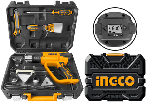 Ingco 2000W Heat Gun Set HG200028-1