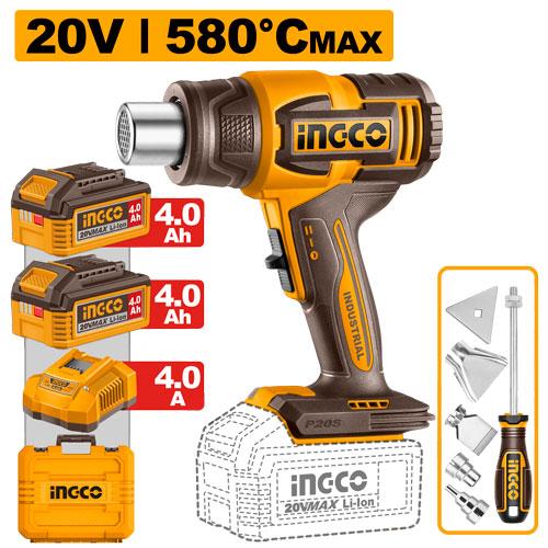 Ingco 20V Cordless Heat Gun HGLI20085
