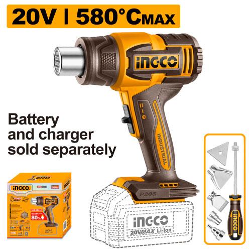 Ingco 20V Cordless Heat Gun HGLI2008