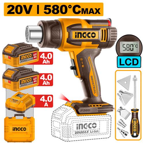 Ingco 20V Cordless Heat Gun HGLI20582