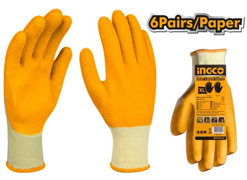 Ingco Latex Gloves XL HGVL04-XL