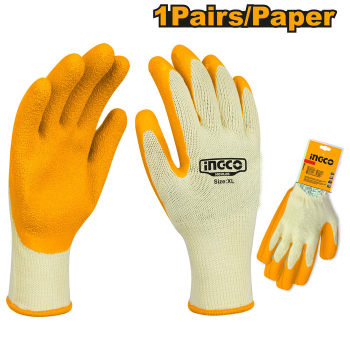 Ingco Latex Gloves XL HGVL05