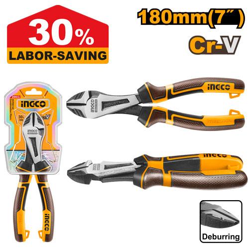Ingco 7" High Leverage Heavy Duty Diagonal Cutting Pliers HHHDCP28180