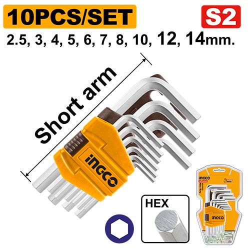 Ingco 10 pcs. Hex Key Set HHK11101